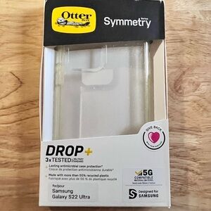 OtterBox Symmetry Series Case for Samsung Galaxy S22 Ultra - Clear Sparkle